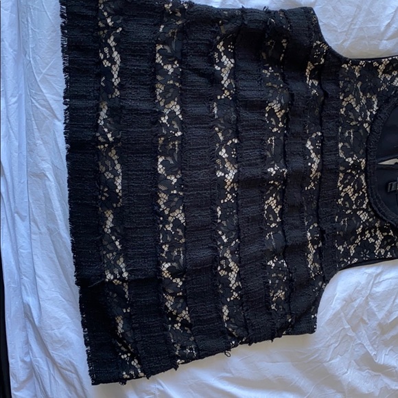 J. Crew new without tags sleeveless lace black top - Picture 4 of 8